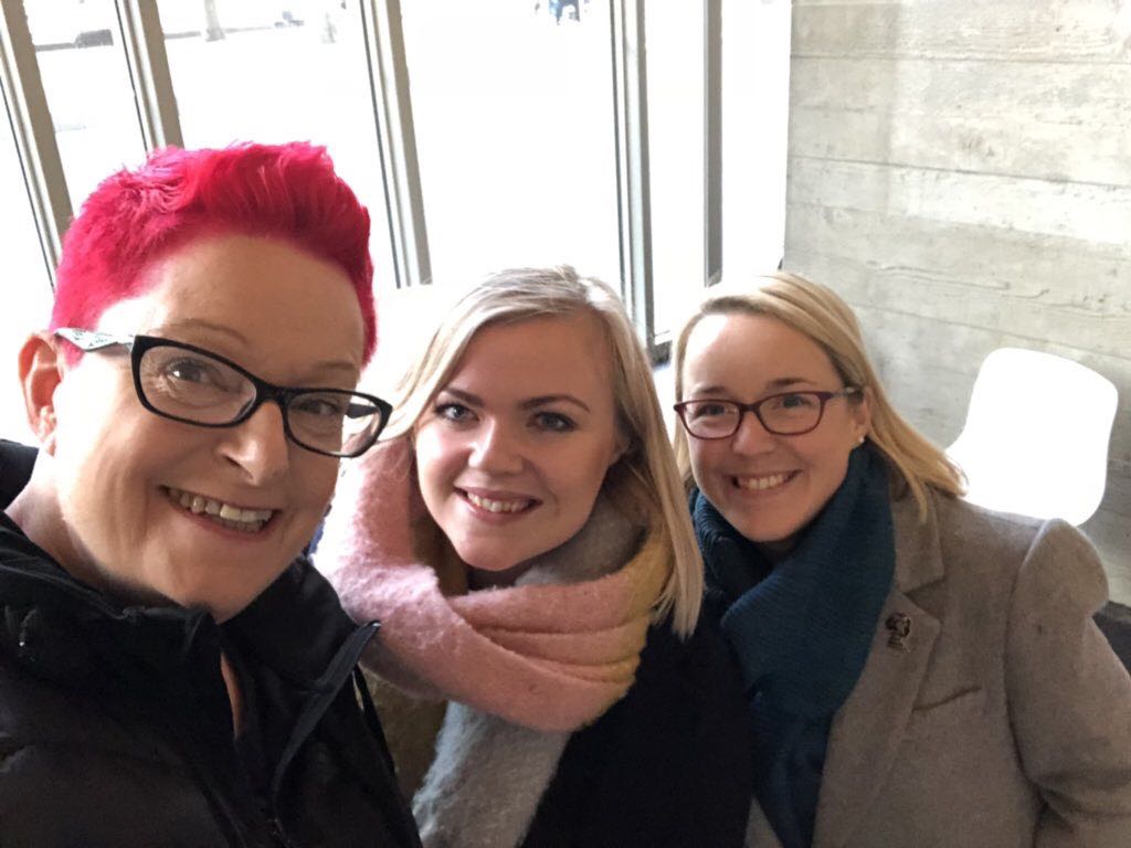 Professor Sue Black with our C-Founders, Chelsea and Jo