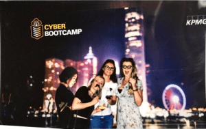 Tessa at a Cyber Bootcamp in the Netherlands